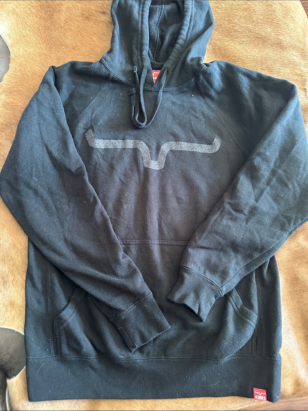 Kimes Ranch Black glitter Pullover Hoodie with Logo